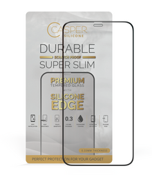 Casper Silicone Tempered Glass Screen Protector – iPhone XS Max / 11 Pro Max (Silicone Edge, HD Clear)