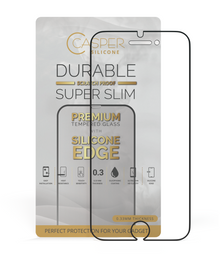 Casper Silicone Tempered Glass Screen Protector – iPhone 6 Plus / 6S Plus / 7 Plus / 8 Plus (Silicone Edge, HD Clear)