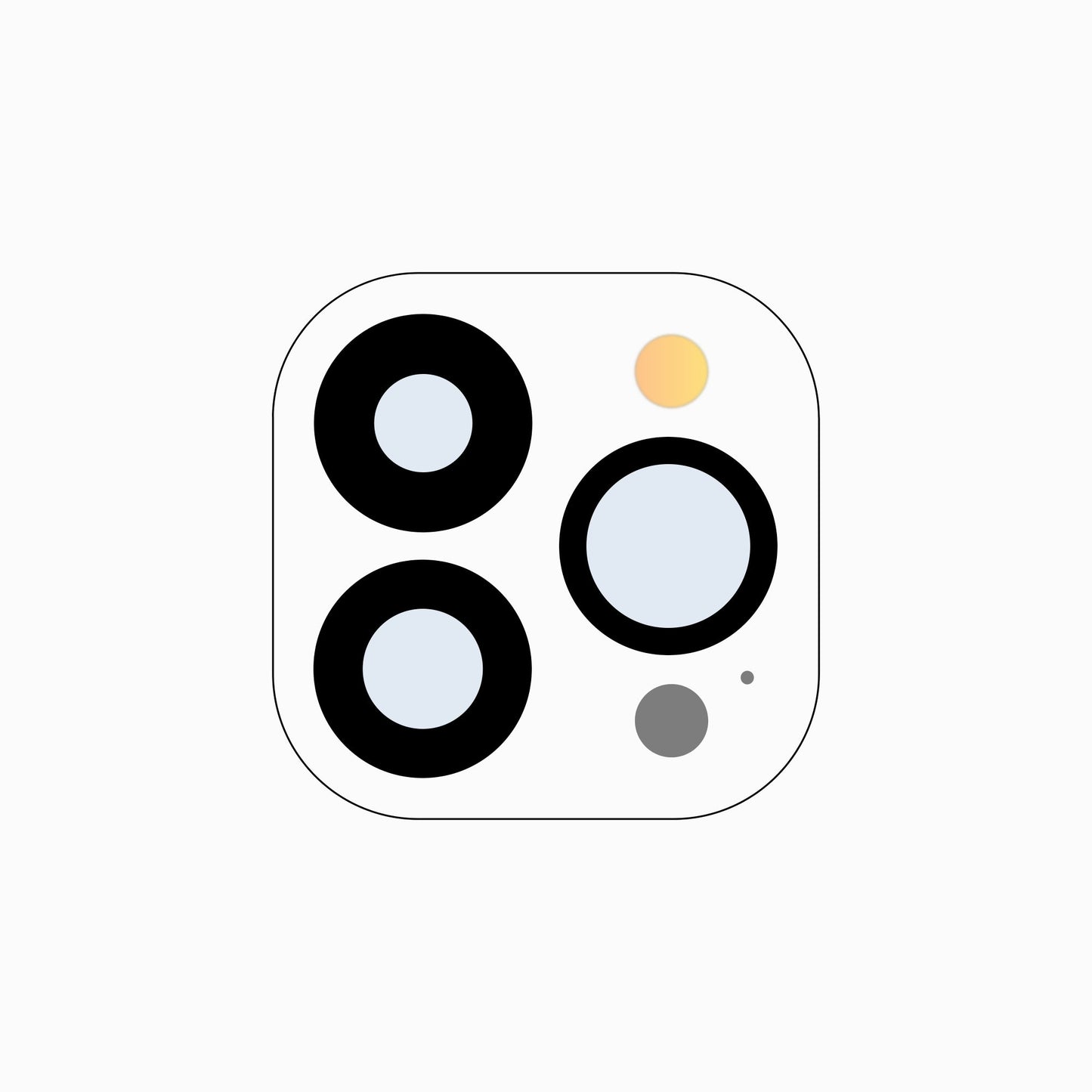 iPhone 12 Series Back Camera Lens – 3C EASY Replacement Part (Aftermarket)