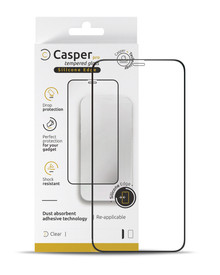 Casper Pro Silicone Tempered Glass Screen Protector – iPhone X / XS / 11 Pro (Silicone Edge, HD Clear)