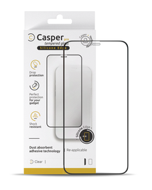 Casper Pro Silicone Tempered Glass Screen Protector – iPhone 12 Pro Max (Silicone Edge, HD Clear)