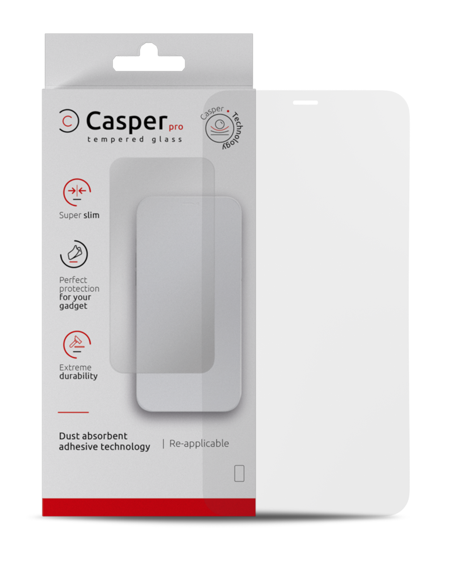 Casper Pro Matte Tempered Glass Screen Protector – iPhone XR / 11 (9H, Anti-Glare)