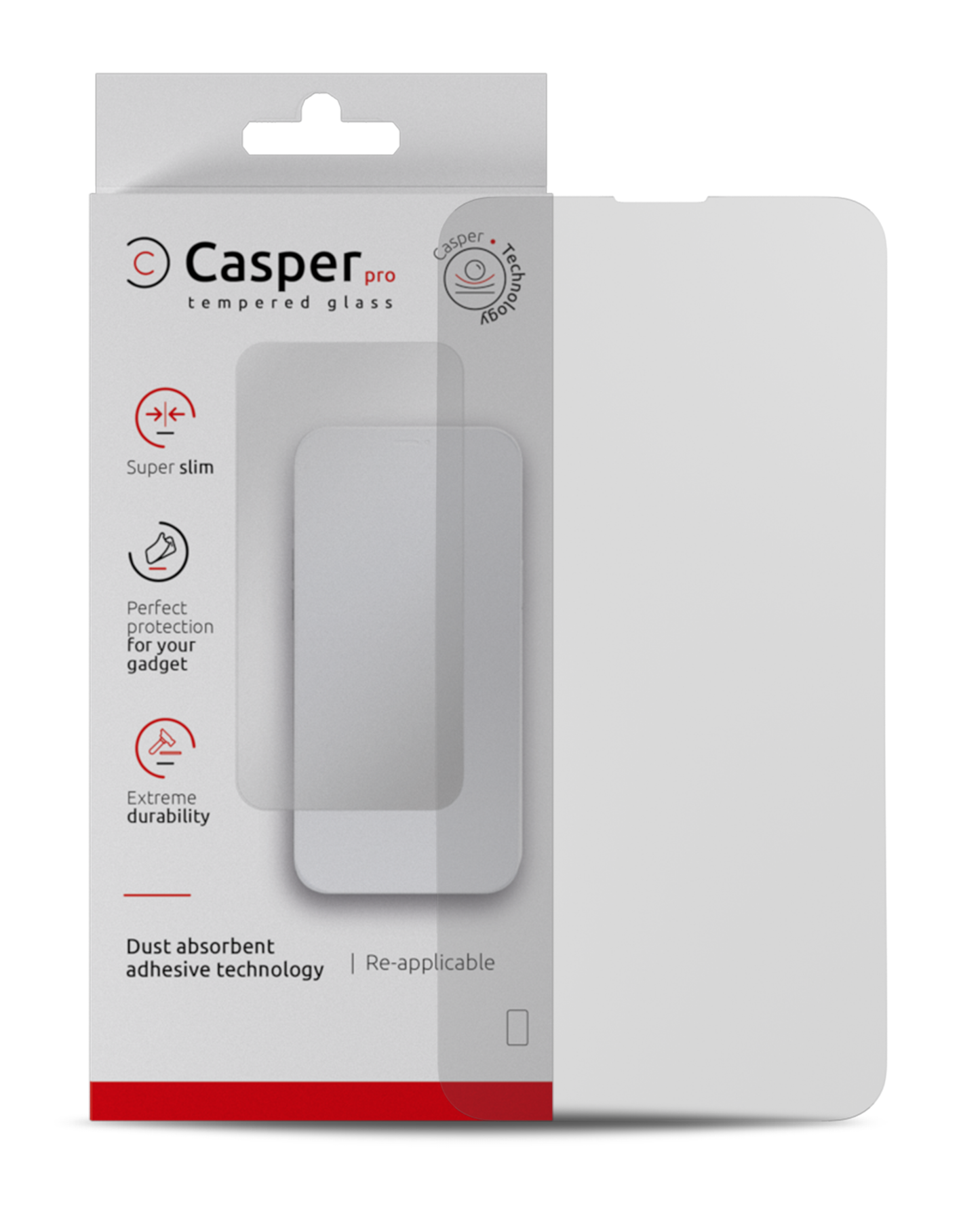 Casper Pro Matte Tempered Glass Screen Protector – iPhone 13 Mini (9H, Anti-Glare)
