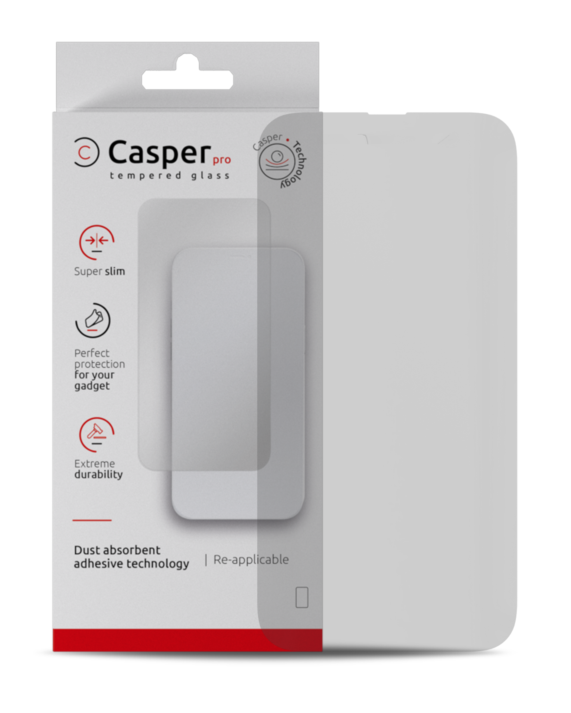 Casper Pro Matte Tempered Glass Screen Protector – iPhone 14 Pro Max (9H, Anti-Glare)