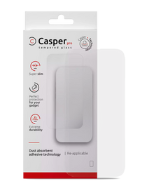 Casper Pro Tempered Glass Screen Protector – iPhone 16 Pro / 17 / 17 Pro / 18 Pro (9H, HD Clear)