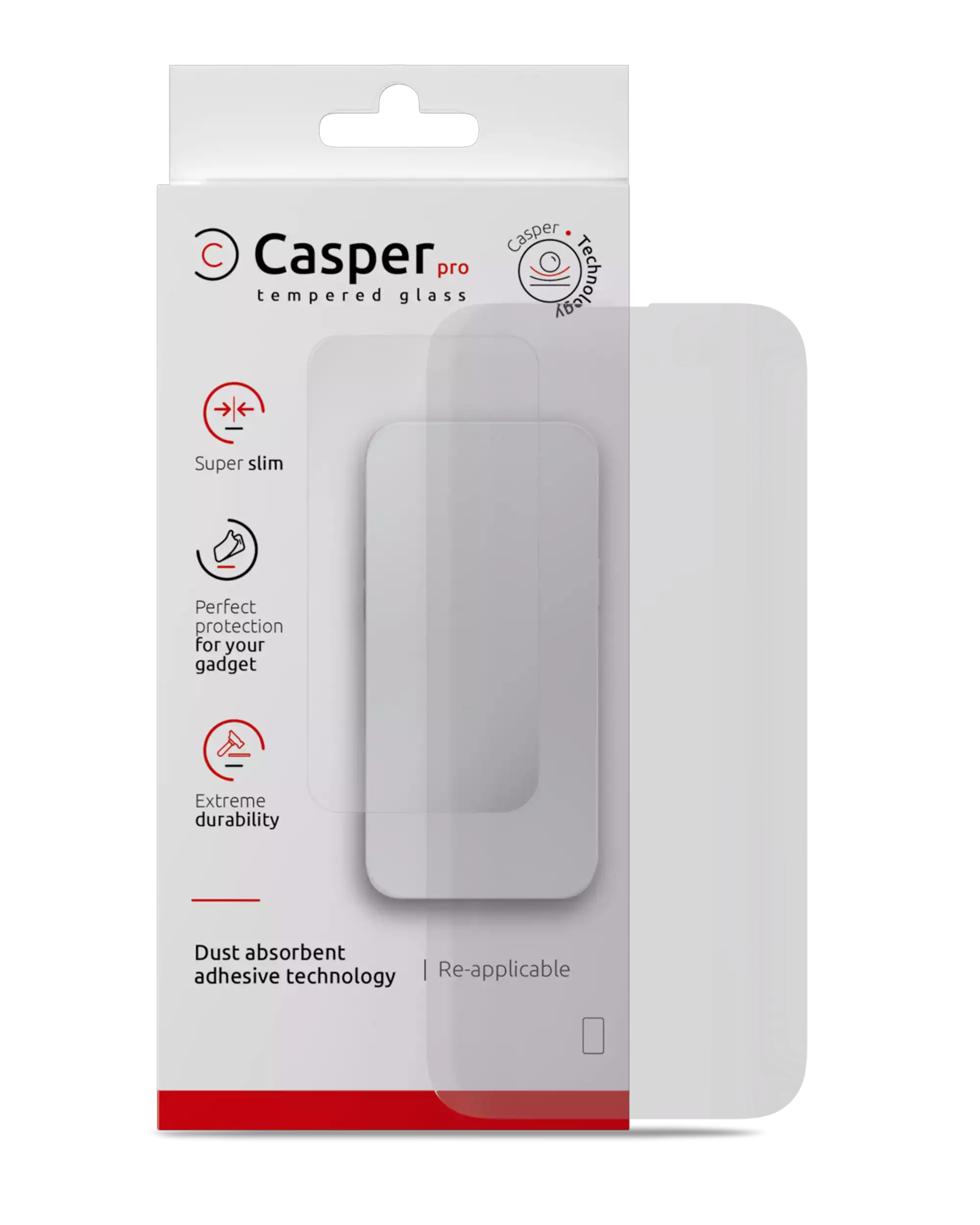 Casper Pro Matte Tempered Glass Screen Protector – iPhone 13 Pro Max / 14 Plus (9H, Anti-Glare)