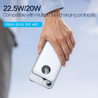 PISEN Power Cube 22.5W Power Bank 10500mAh – Fast Charger with Digital Display (TS-D300)