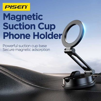 PISEN Magnetic Car Phone Holder – MagSafe Vent Mount for Dashboard (TP-ZJ06)
