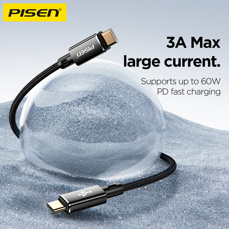 PISEN QUICK Platinum USB-C to Lightning Cable 1m – PD Fast-Charging iPhone Cable (CL-PD09-1000)