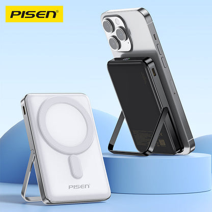 PISEN QUICK 30W Magnetic Wireless Power Bank 10000mAh – MagSafe Fast Portable Charger (TP-D080)