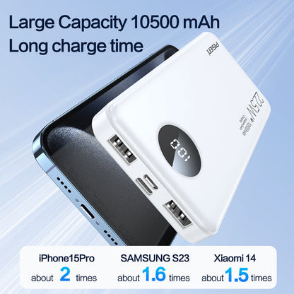 PISEN Power Cube 22.5W Power Bank 10500mAh – Fast Charger with Digital Display (TS-D300)