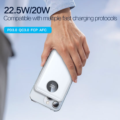 PISEN Power Cube 22.5W Power Bank 21000mAh – Fast Charger with Digital Display (TS-D301)