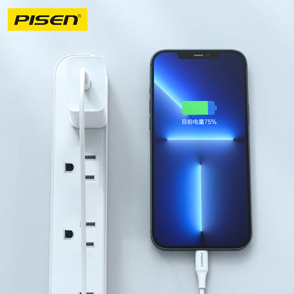 PISEN QUICK 30W PD Single-Port Charger – USB-C Fast Wall Charger, US Plug (TS-C160)