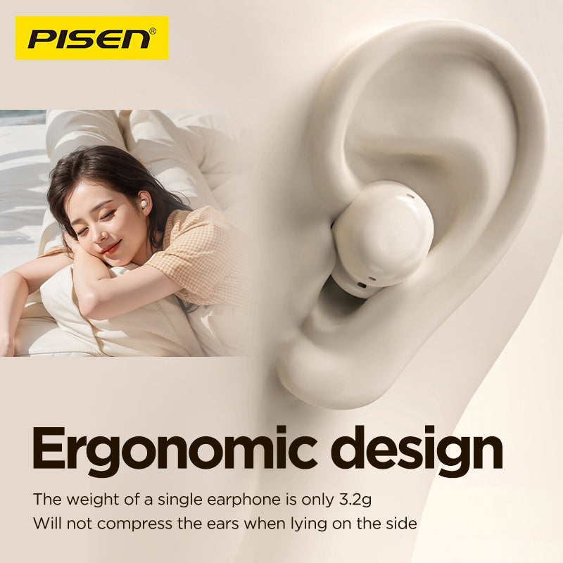 PISEN C3 True Wireless Earbuds – Bluetooth In-Ear Headphones with Mic (BHD-TW10)