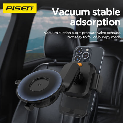 PISEN Dashboard Car Phone Holder – Suction Cup Mount for Windshield & Dash (TP-ZJ04)