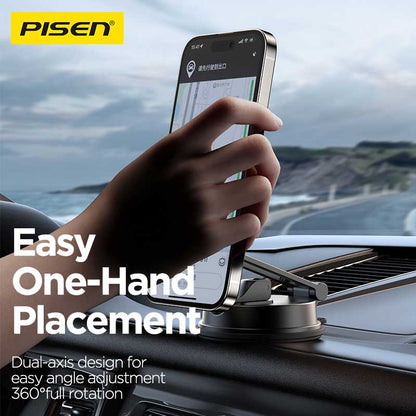 PISEN Magnetic Car Phone Holder – MagSafe Vent Mount for Dashboard (TP-ZJ06)