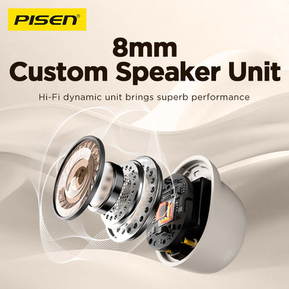 PISEN C3 True Wireless Earbuds – Bluetooth In-Ear Headphones with Mic (BHD-TW10)