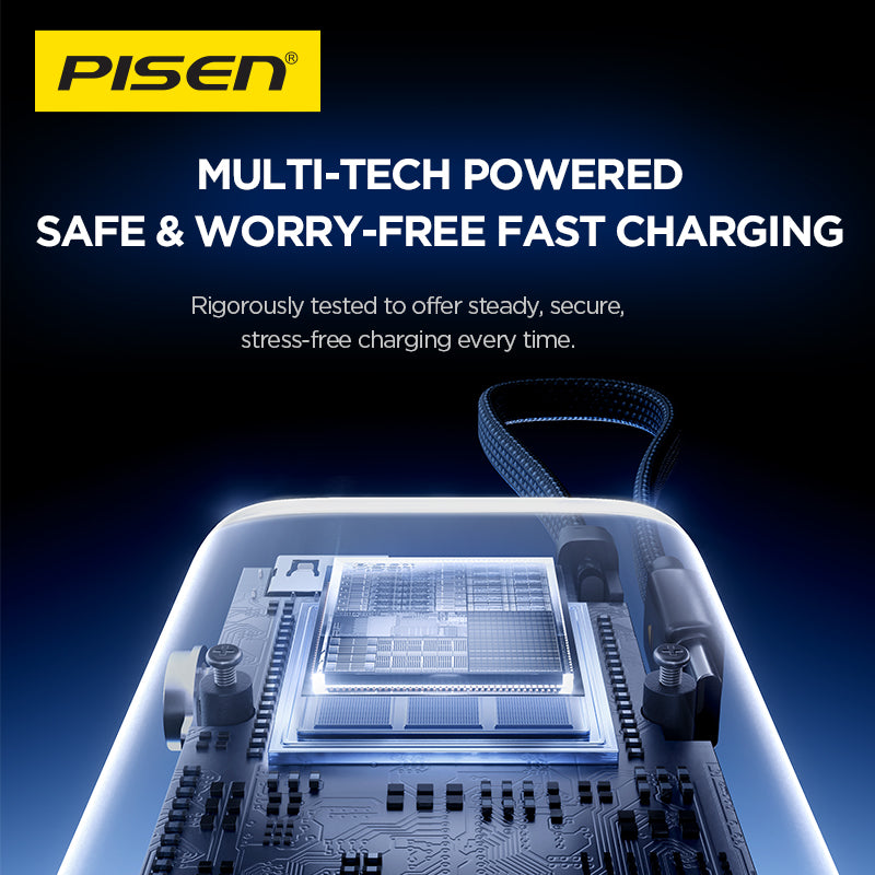 PISEN Bolt 240W 27000mAh Power Bank – Ultra-Fast USB-C Laptop Portable Charger (TP-D106)