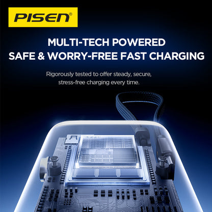 PISEN Bolt 240W 27000mAh Power Bank – Ultra-Fast USB-C Laptop Portable Charger (TP-D106)