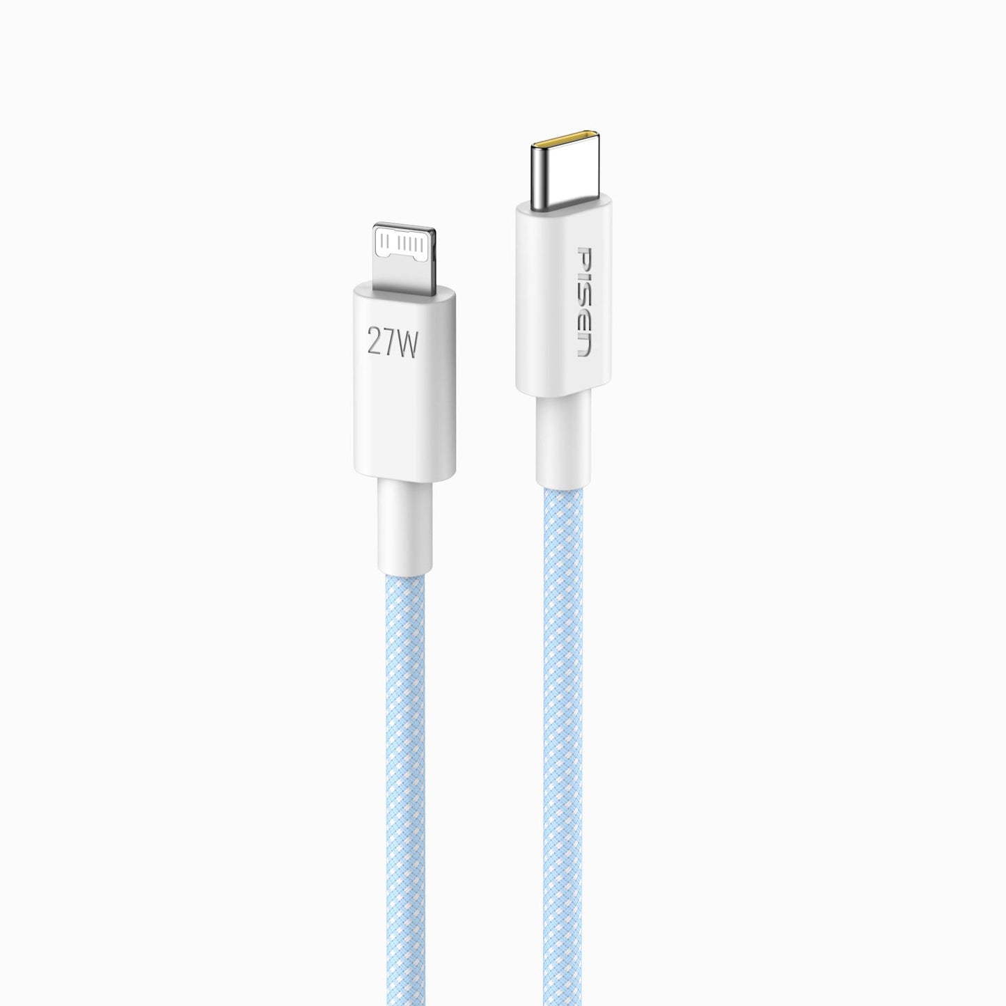 PISEN QUICK USB-C to Lightning Braided Cable – 27W PD Fast-Charging iPhone Cable (CL-PD10)