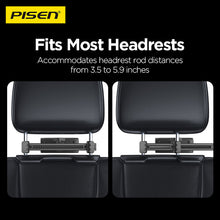 PISEN Rear-Seat Tablet & Phone Car Holder – Metal Headrest Mount (TP-CZ05)