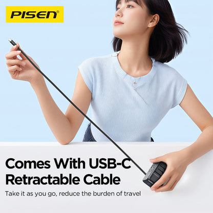 PISEN Global Travel 100W 5-Port GaN Fast Charger – Multi-Port USB-C Travel Adapter (TP-C95)