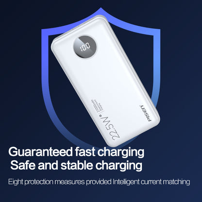 PISEN Power Cube 22.5W Power Bank 21000mAh – Fast Charger with Digital Display (TS-D301)