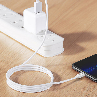 PISEN Mr White USB-A to USB-C Cable 1m – Charging & Sync Cable, White (TC25-1000)