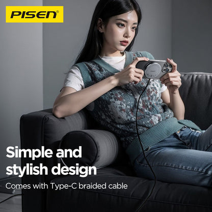 PISEN Qi2 Magnetic Desktop Charging Pad – 15W MagSafe Wireless Charger (TP-C56)
