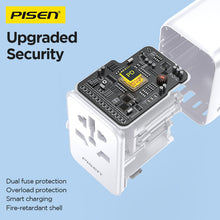 PISEN Global Travel 35W 5-Port GaN Fast Charger – Multi-Port USB-C Travel Adapter (TP-C110)