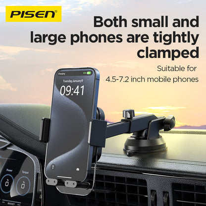 PISEN Robot Arm Car Phone Holder – Adjustable Dashboard Mount with Flexible Arm (TP-ZJ05)