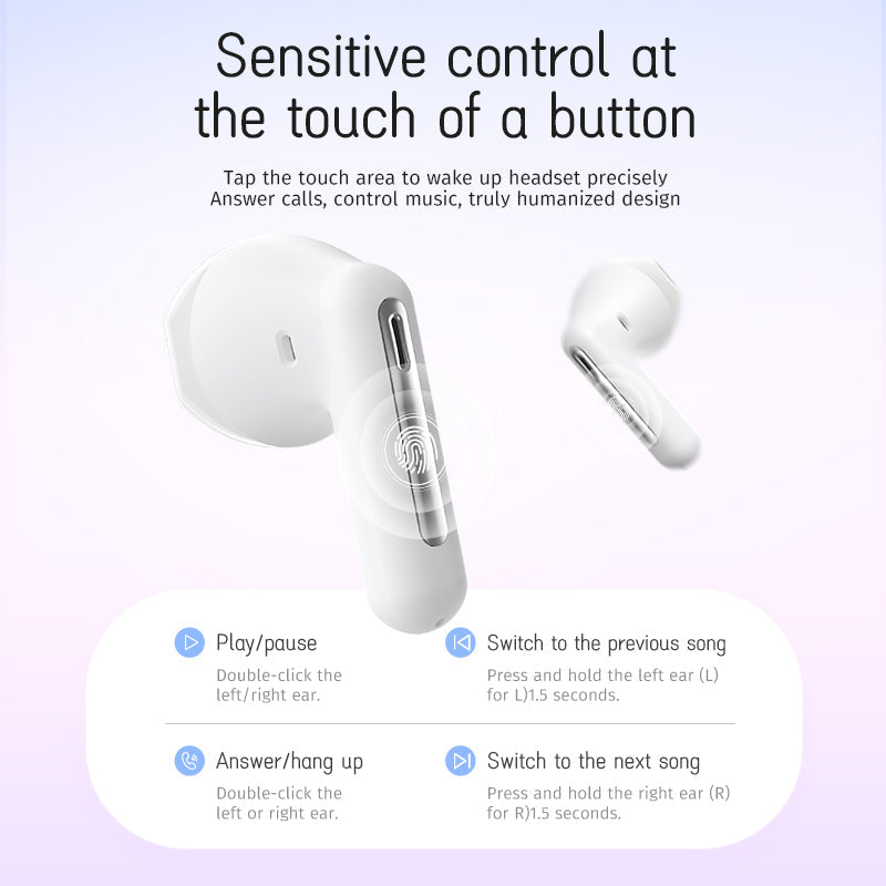 PISEN C2 True Wireless Earbuds – Bluetooth In-Ear Headphones with Mic (BHD-TW7)
