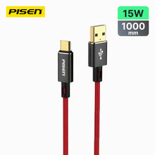 PISEN Platinum USB-A to USB-C Cable 1m – 15W Charging & Sync Cable (AC07-1000)