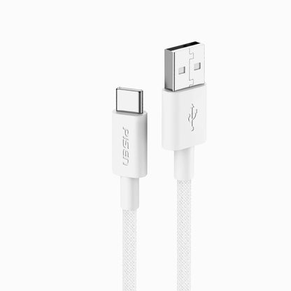 PISEN Vivid Series USB-C Braided Cable 1m – Durable Charging & Sync Cable (AC03-1000)