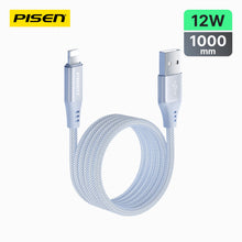 PISEN MagiPi Magloop USB-A to Lightning Cable – 12W Fast-Charging iPhone Cable (AL-FC20-1000)