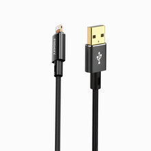 PISEN Platinum USB-A to Lightning Cable – 12W Fast-Charging iPhone Cable, Black (AL38-1000)
