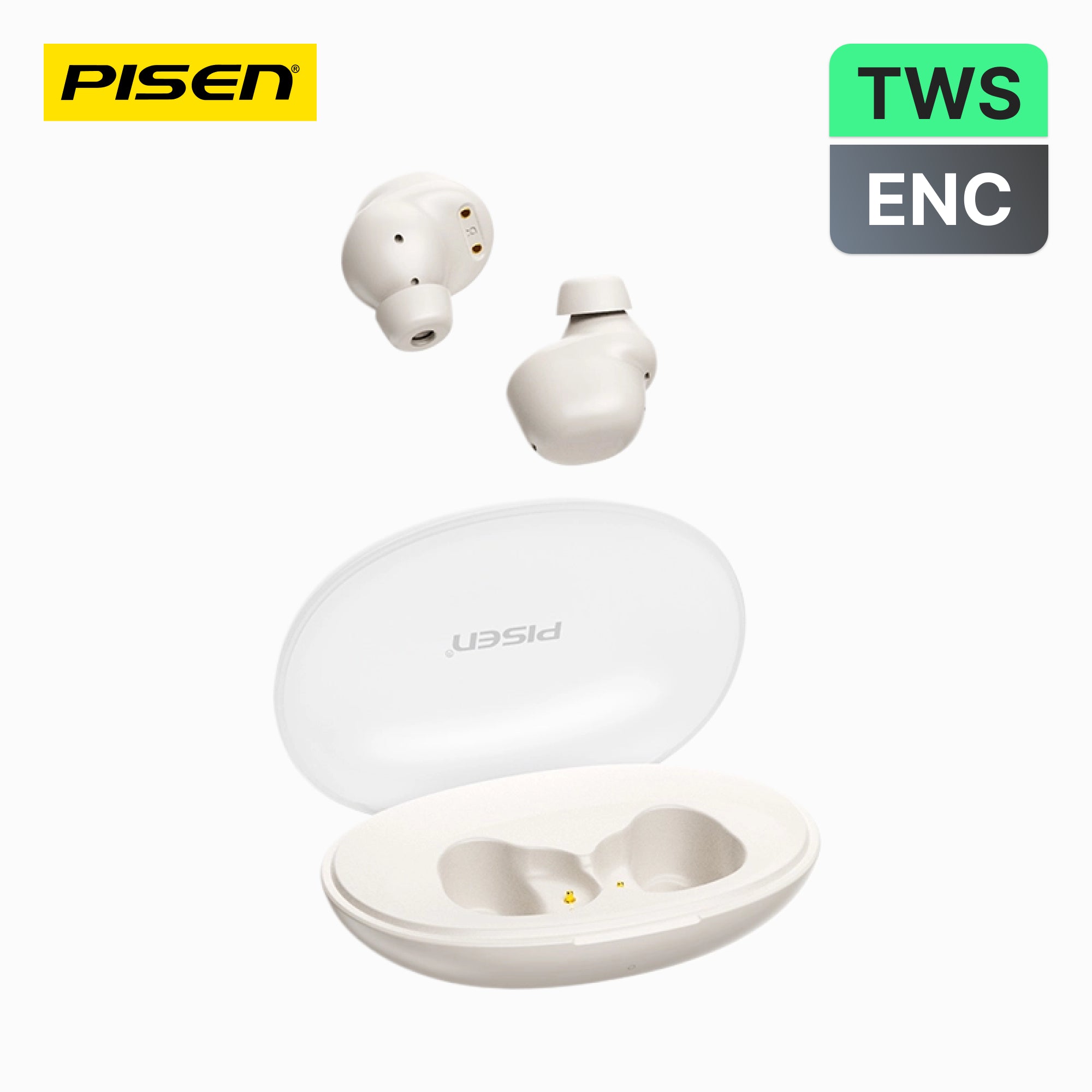 PISEN C3 True Wireless Earbuds – Bluetooth In-Ear Headphones with Mic (BHD-TW10)
