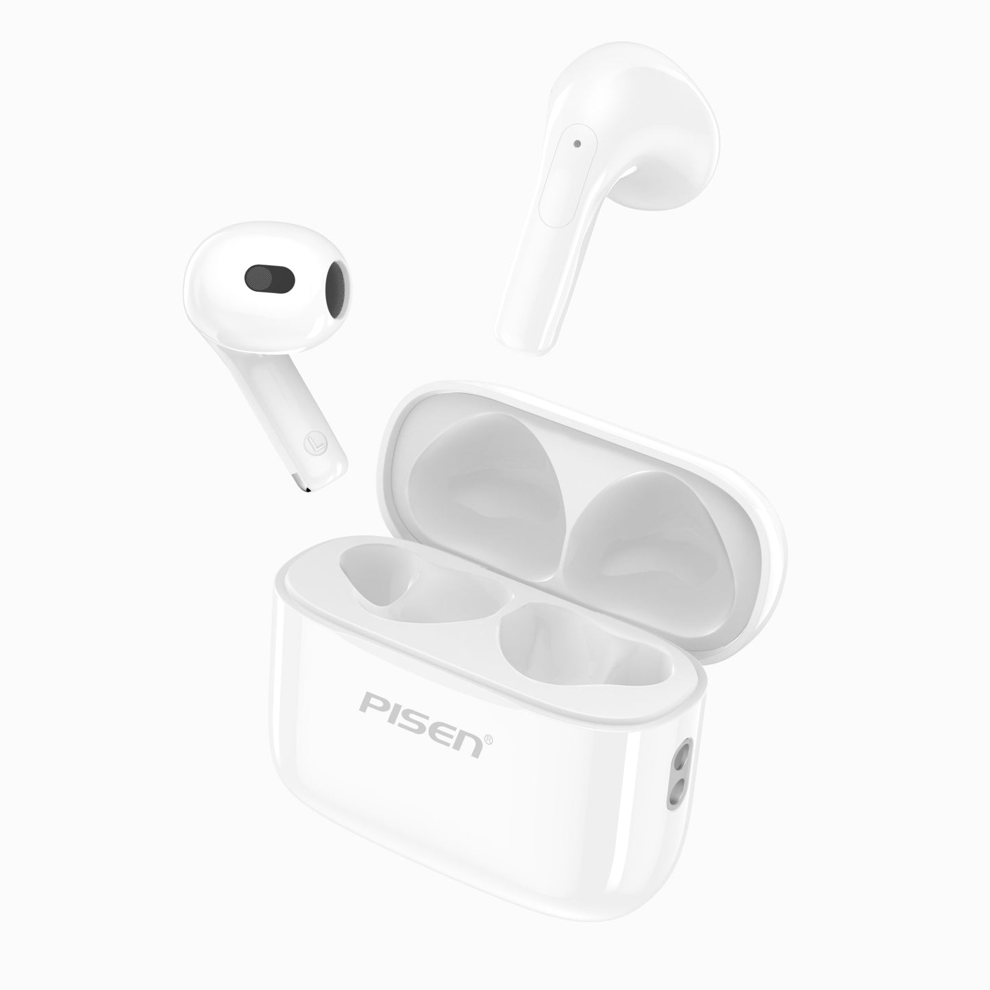 PISEN P1 Plus True Wireless Earbuds – Bluetooth In-Ear Headphones with Mic (BHD-TW6)