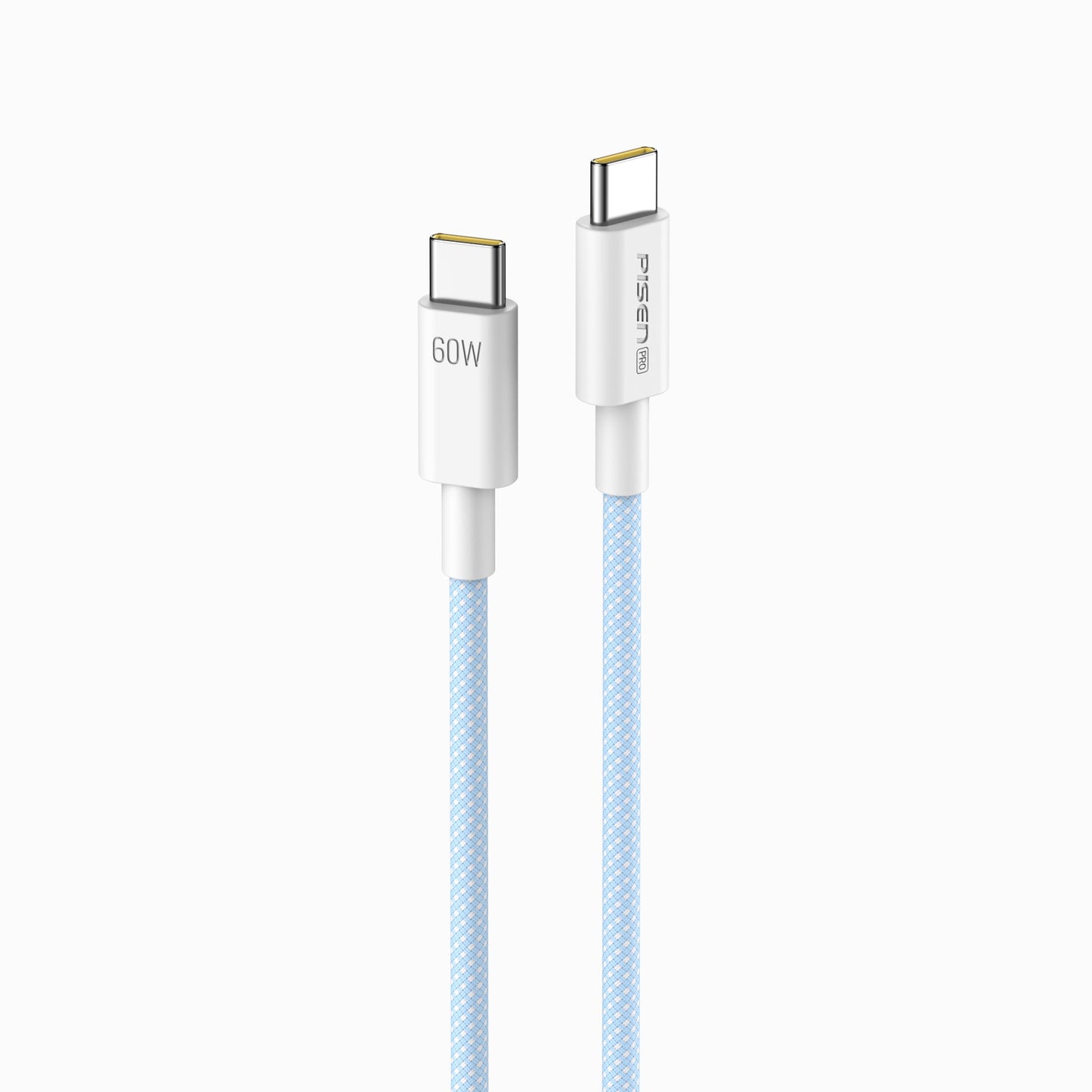 PISEN PRO USB-C to USB-C Braided Cable – 60W Fast-Charging & Sync Cable (CC11)