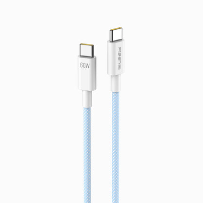 PISEN PRO USB-C to USB-C Braided Cable – 60W Fast-Charging & Sync Cable (CC11)