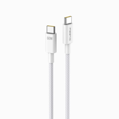 PISEN PRO USB-C to USB-C Braided Cable – 60W Fast-Charging & Sync Cable (CC11)