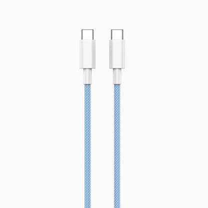 PISEN Vivid Series USB-C to USB-C Cable – 100W Braided Fast-Charging Cable (CC12)