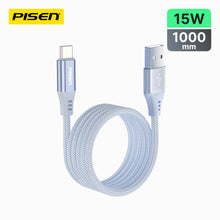 PISEN MagiPi Magloop USB-A to USB-C Cable – 15W Fast-Charging Cable with Magnetic Strap (TC-FC32-1000)