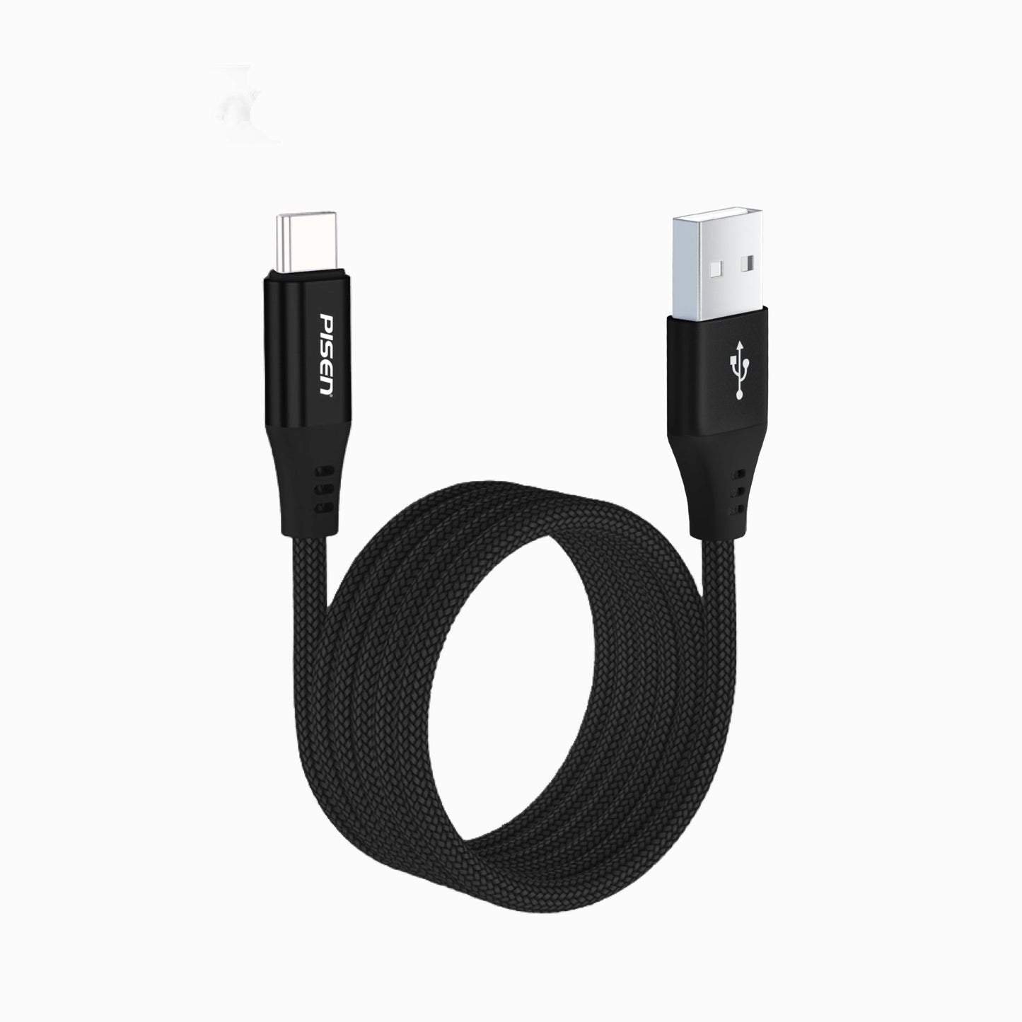 PISEN MagiPi Magloop USB-A to USB-C Cable – 15W Fast-Charging Cable with Magnetic Strap (TC-FC32-1000)