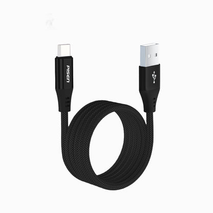 PISEN MagiPi Magloop USB-A to USB-C Cable – 15W Fast-Charging Cable with Magnetic Strap (TC-FC32-1000)