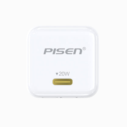 PISEN QUICK 20W PD Pudding Charger – Single-Port USB-C Fast Wall Charger (TP-C36)