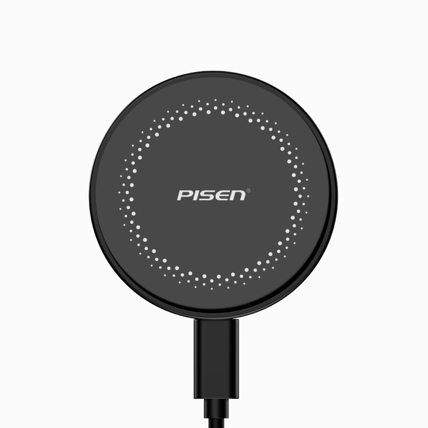 PISEN 2-in-1 Magnetic Wireless Charger – MagSafe Dock for Phone & Earbuds (TP-C43)