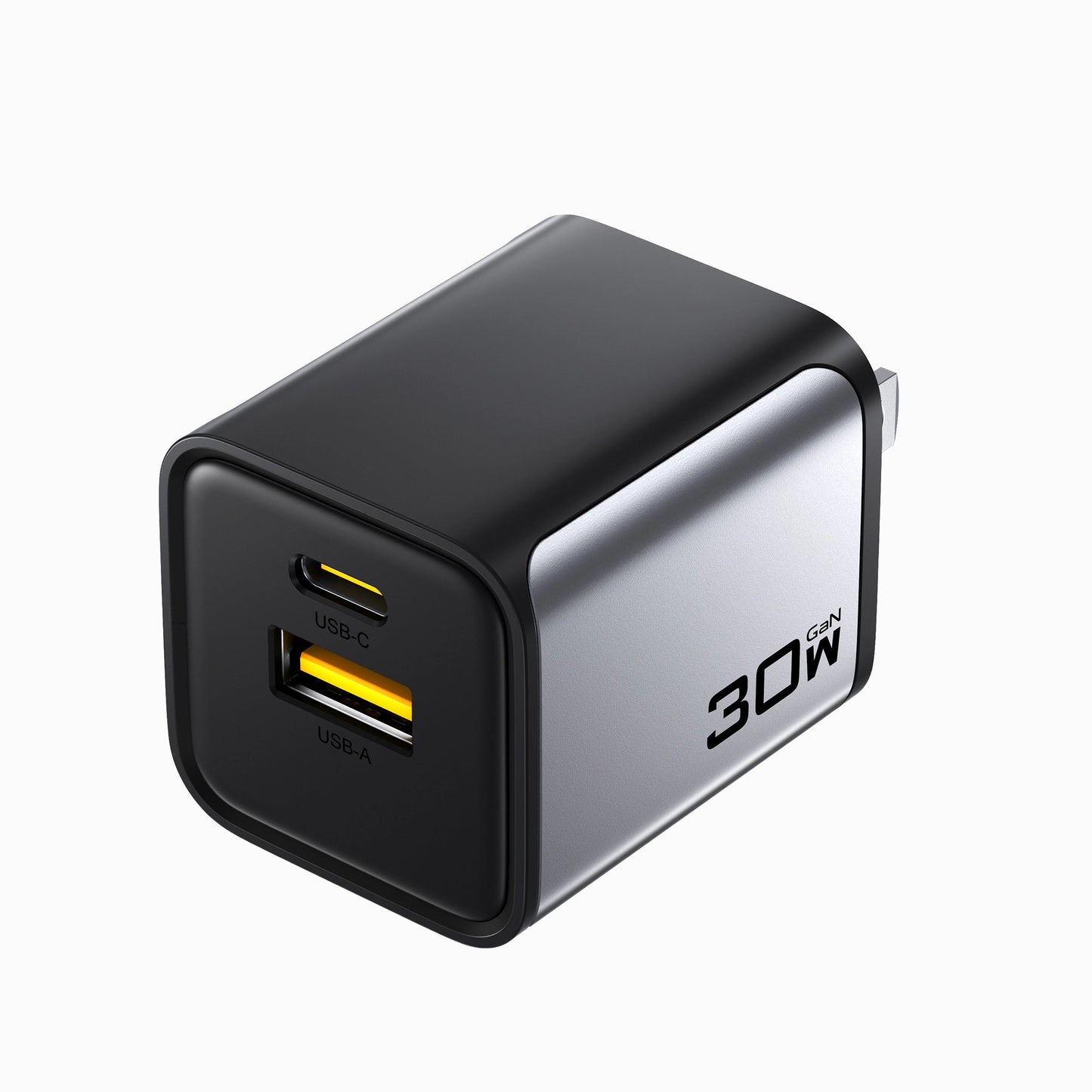 PISEN BOLT Lite 30W 2-Port GaN Fast Charger – Compact USB-C Wall Charger (TP-C63)