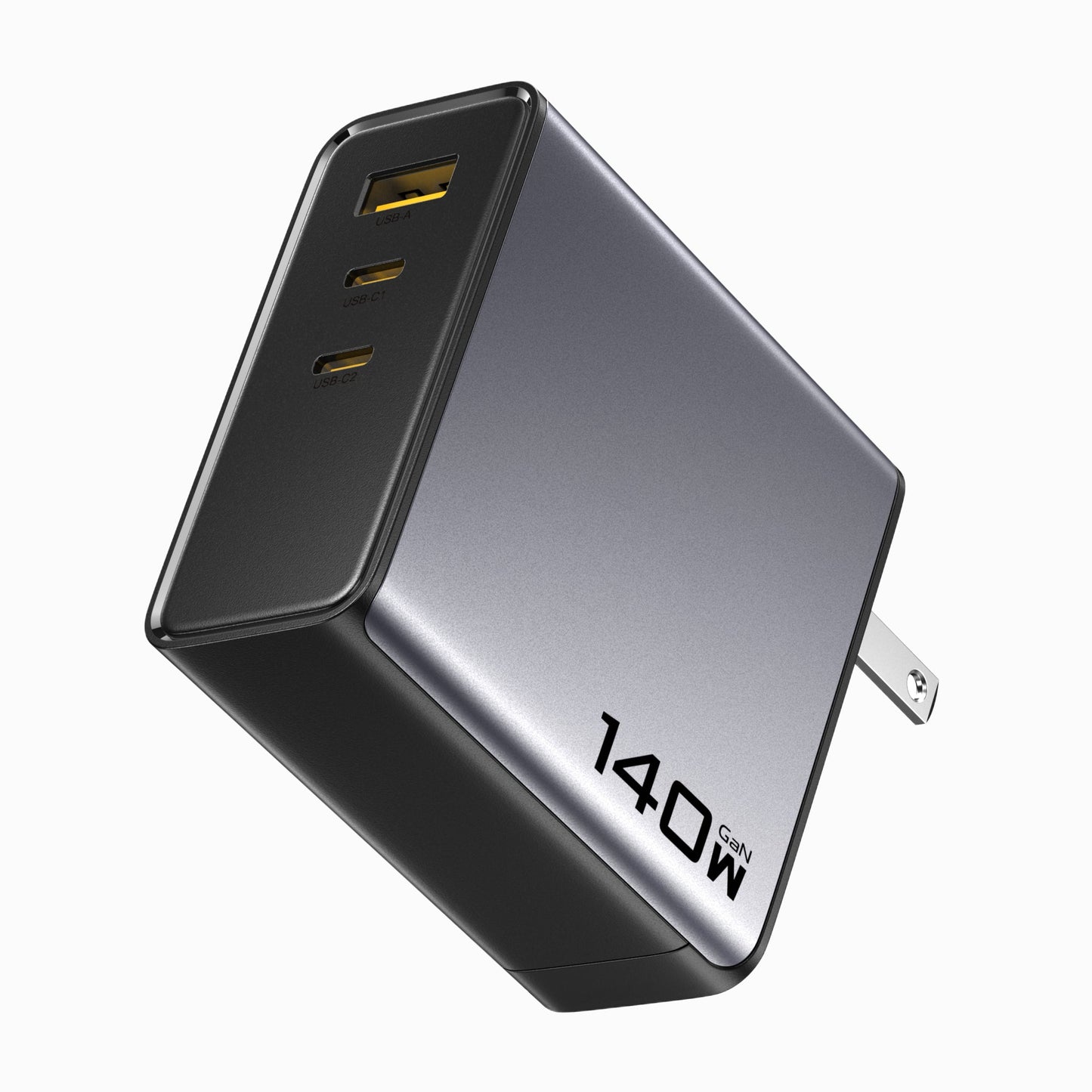 PISEN BOLT Pro 140W 3-Port GaN Fast Charger – USB-C Wall Charger for Laptops & Phones (TP-C68)