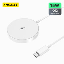 PISEN Qi2 Magnetic Desktop Charging Base (Lite) – 15W MagSafe Wireless Charger (TP-C74)